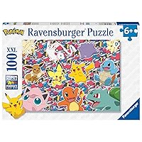 Ravensburger Pokemon Jigsaw Puzzles for Kids Age 6 Years Up - XXL 100 Pieces - Pikachu Toys