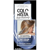 L’Oréal Paris Hair Color Colorista Makeup 1-day for Blondes, Silverblue600, 1 Fluid Ounce