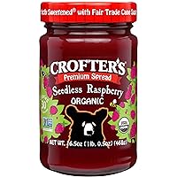 Crofters Fruit Spread - Organic - Premium - Raspberry - 16.5 Oz