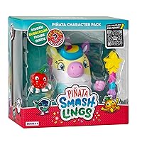 Pinata Articulated Figure Luna Unicorn, Roblox Toys, Ideal Gift, Official Pinata Smashlings Toy