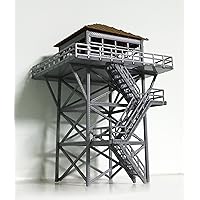 Railway Scenery Watchtower/Lookout Tower (Grey) HO Scale 1:87
