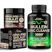 Himalayan Shilajit Resin & Mullein Leaf Extract Capsules
