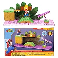 Nintendo Super Soda Jungle Playset Includes 2.5-Inch Mario Figure. Ages 3+ (Officially Licensed)