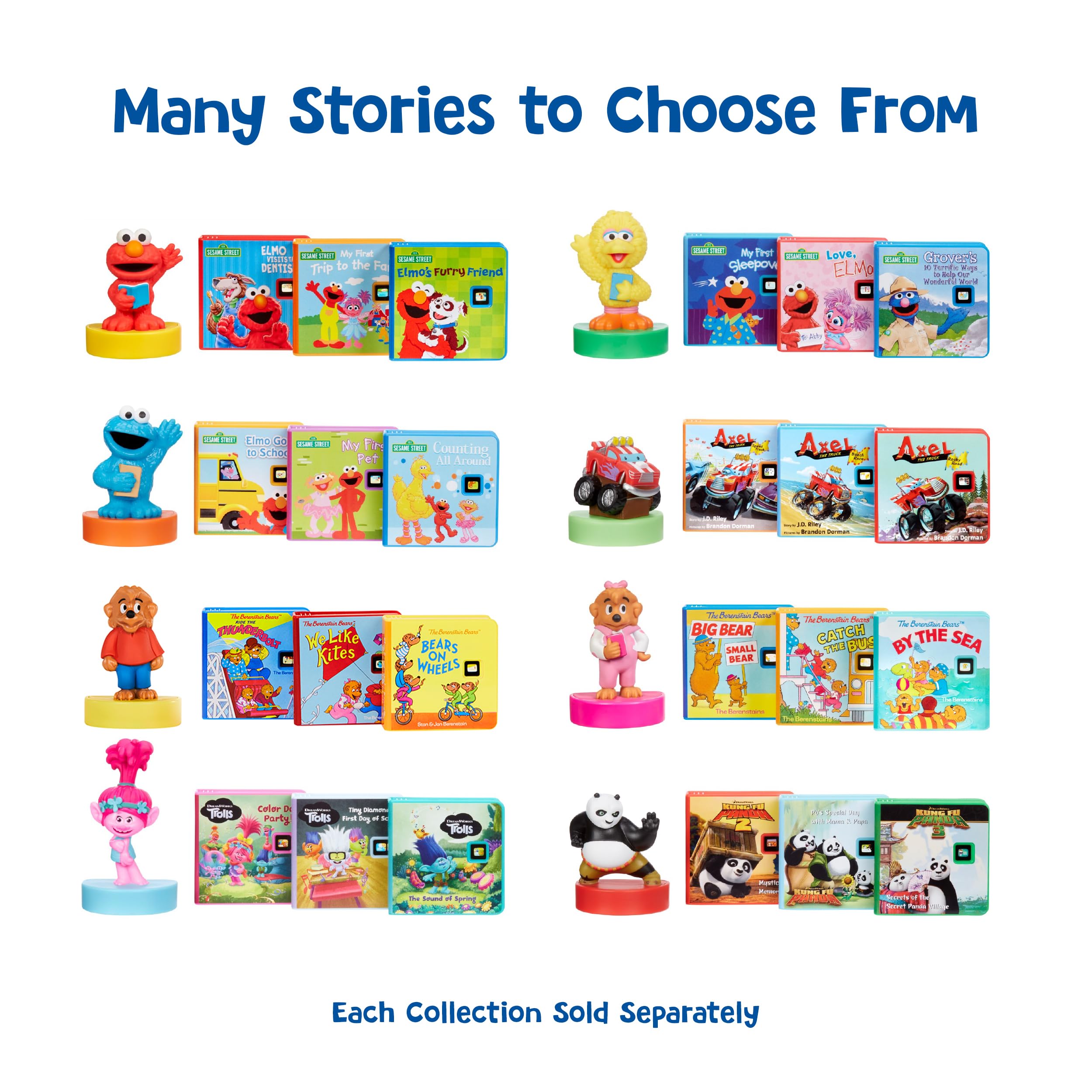 Little Tikes Story Dream Machine Sesame Street Cookie Monster & Friends Story Collection, Storytime, Books, Audio Play Character, Gift and Toy for Toddlers and Kids Girls Boys Ages 3+