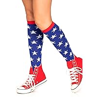 Women's American Flag Knee High Socks