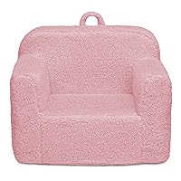 Cozee Sherpa Chair, foam, Pink