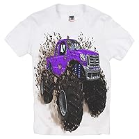 Little Boys' Purple Monster Truck T-Shirt