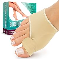 ELLOREE & CO. Orthopedic Bunion Corrector for Women and Men - Gel Toe Separator Bunion Splint - Big Toe Straightener Hallux Valgus Correction - Toe Brace for Bunion Pain Relief Day Night Support