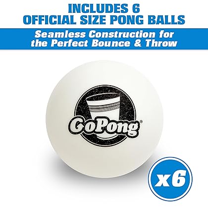 GoPong 8 Foot Portable Beer Pong / Tailgate Tables (Black, Football, American Flag, or Custom Dry Erase)
