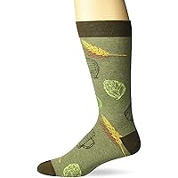 K. Bell Socks Men's Food and Drink Novelty Crew Socks