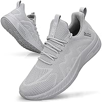 Feethit Mens Non Slip Walking Sneakers Lightweight Breathable Slip on Running Shoes Athletic Gym Tennis Shoes for Men