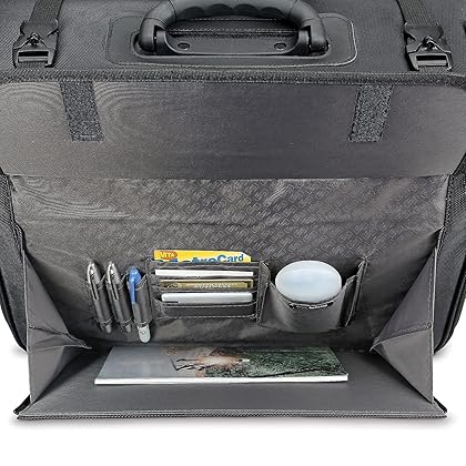 Solo Morgan Rolling Hard Side Catalog and Laptop Case, Black