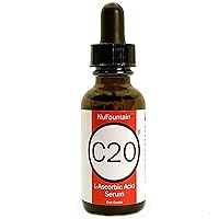 C20 HAND CRAFTED 20% L-Ascorbic Acid Serum. 1 Fluid Ounce. Made Fresh When Ordered