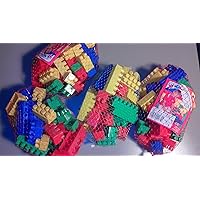 Tupiko1 50 Piece Building Blocks, 28 mm, Multi-Color