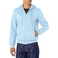 Lacoste Mens Classic Fit Colorblock Zip Up Hoodie