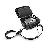 CASEMATIX Travel Carry Case Compatible with Square Terminal Reader, Printer Paper and Accessories with Adjustable Shoulder Strap, Case Only