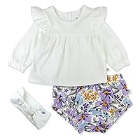 Fashion Outfit Sets Tops and Bottoms 100% Organic Cotton for Baby and Toddler Girls