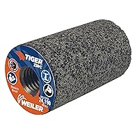 Weiler 68320 Tiger ZIRC Type 18 Straight Portable Grinding Cone, Z20-S, 1-1/2