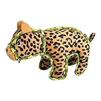 Outward Hound Xtreme Seamz Leopard Squeaky Dog Toy - Reinforced Dense Stuffing Plush Toy