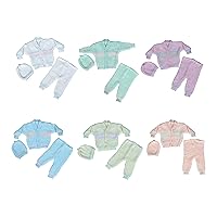 Newborn woolen suit toddler crochet set cardigan sweater