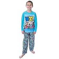 DC Comics Boy's Teen Titans Go! Chill 2-Piece Raglan And Pants Pajamas Set