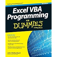 Excel Vba Programming For Dummies, 4e Excel Vba Programming For Dummies, 4e Paperback