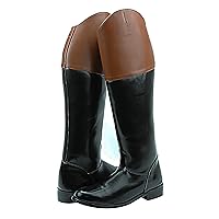ROYAL Women Ladies Fox Hunt Hunting Dress Dressage Pull On Boots Without Back Zipper Tan Top