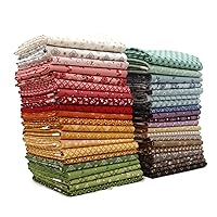 Calico Fat Eighth Bundle (37 Pieces) by Lori Holt for Riley Blake 9 x 21 inches (22.86 cm x 53.34 cm) Fabric cuts DIY Quilt Fabric