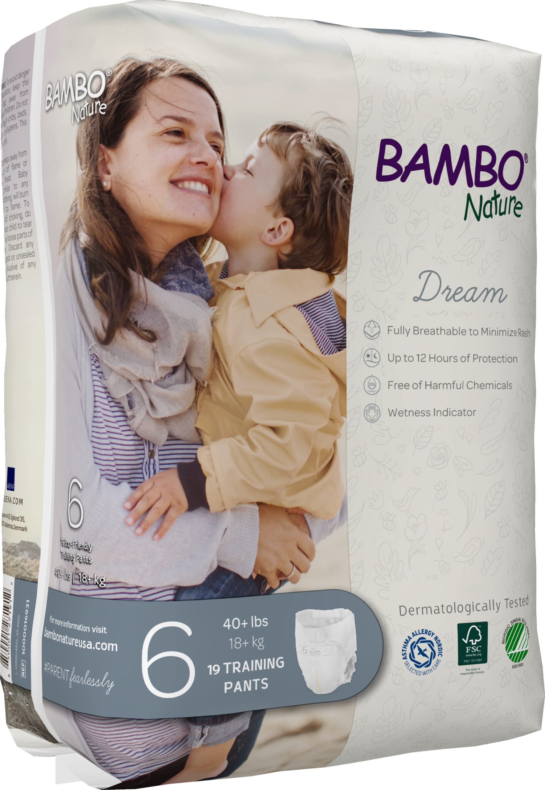 Bambo Nature Premium Training Pants (SIZES 4 TO 6 AVAILABLE), Size 6, 95 Count