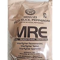 MRE Meals US MILITARY MEALS READY TO EAT Meal 23 2021 Pepperoni Pizza Slice 