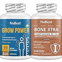 [Bone Xtra + & Grow Power] Empower Height Growth for Age 10+ Teens Grow Taller and Bone Xtra Height Growth for Teens - Support Bone Growth, Bone Strength & Healthy Height Growth