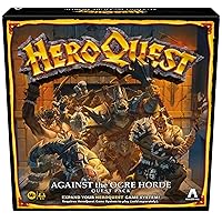 Avalon Hill Heroquest Against The Ogre Horde Quest Pack | Roleplaying Game | Ages 14+ | 2 to 5 Players | Requires HeroQuest Game System to Play, Multicolor, Pack 1