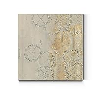 Square Canvas Wall Art: Neutral Geometric, Bright Fractal Floral, Modern Multicolor Nature & Animal Abstract Wall Art for Home & Office Sakura Season II - Ready to Hang (40x40)