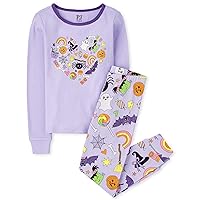 The Children's Place Baby Girls' Halloween Pajamas, Cotton