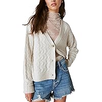 Lucky Brand Women's Cozy Cable Stitch Cardigan