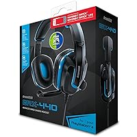 GRX-440 Wired Headset for Nintendo Switch Lite/Switch/PS4/Xbox One/PC - Black/Blue (DGPS4-6447)
