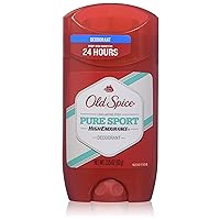 Old Spice TRTAZ11A Solid Deodorant, Pure Sport, 2.25oz, Pack of 6