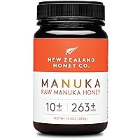 New Zealand Honey Co. Raw Manuka Honey UMF 10+ | MGO 263+, UMF Certified / 17.6oz