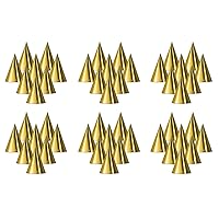 48 Piece Foil Cardstock Paper Cone Party Hats For Children’s Birthday Parties
