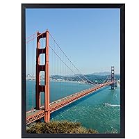 10x13 Picture Frame Black for Wall Hanging, 10 x 13 Frame Wall Gallery Photo Frame with Shatter Resistant Plexiglas, Black