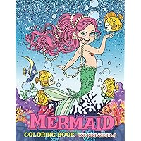 Mermaid Coloring Book for Kids Ages 4-8: Under The Sea Coloring Books for Girls - Fun with Big Images and Cute Mermaid. Mermaid Coloring Book for Kids Ages 4-8: Under The Sea Coloring Books for Girls - Fun with Big Images and Cute Mermaid. Paperback