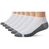 Hanes Men's Socks, Max Cushioned Low Cut Socks, 6 and 8-Pack