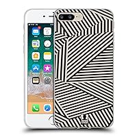 Head Case Designs Collage Dynamic Stripes Soft Gel Case Compatible with Apple iPhone 7 Plus/iPhone 8 Plus