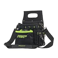 TrapJaw 3-in-1 Electrician Tool Pouch with Spring-Loaded Technology, Designed for Professional Electricians and Maintenance Repair Technicians,Black