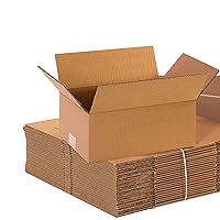 BOX USA 12 x 8 x 5 Corrugated Cardboard Boxes, Small 12