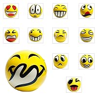 Rhode Island Novelty Emoticon Stress Balls, One Dozen