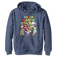 Fifth Sun Kids' Nintendo Super Mario Groupage Youth Pullover Hoodie