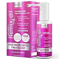 Remixidil Minoxidil 2% Women’s Spray | Hair Thickening Spray & Hair Loss Treatments for Women | Hair Growth Spray & Hair Regrowth Treatment for Women | Minoxidil for Women | Hair Growth for Women