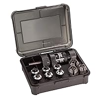 Frankford Arsenal Universal Precision Case Trimmer with HSS Construction, Drill Press or Hand Drill Functionality and Storage Case for Reloading