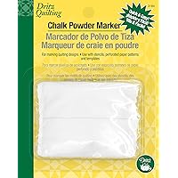 Dritz 3184 Chalk Powder Marker, White, 1.3 Ounce (Pack of 1)